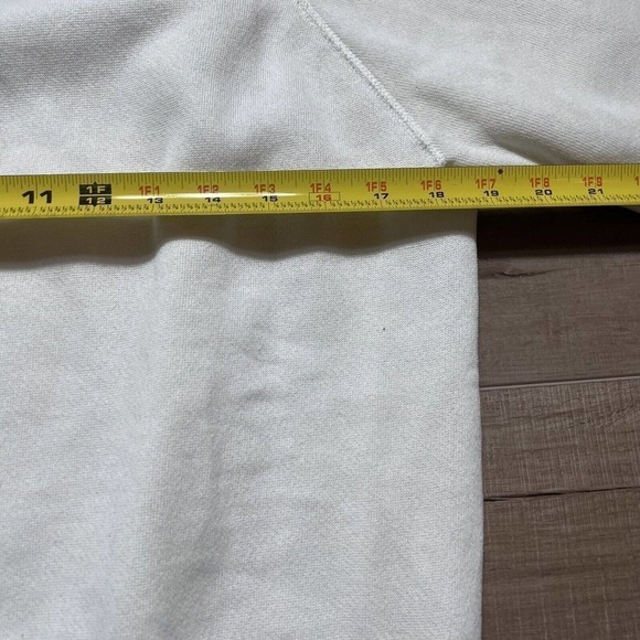 Vintage Sweatshirt by Pannill Sweats Pastel White Crewneck (Medium) Fits Small - Picture 5 of 10